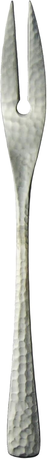 Nagao Japanese and Western Eclectic Hime Fork, 5.0 inches (12.7 cm), 18-8 Stainless Steel, Hammered Made in Japan