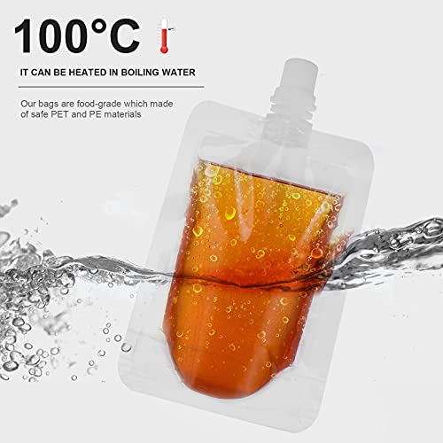 Hemoton 31 Stks Drinks Bag Transparante Sap Zakjes Herbruikbare Concealable Dranken Drinkflessen Liquor Opbergzakken met… - Image 7