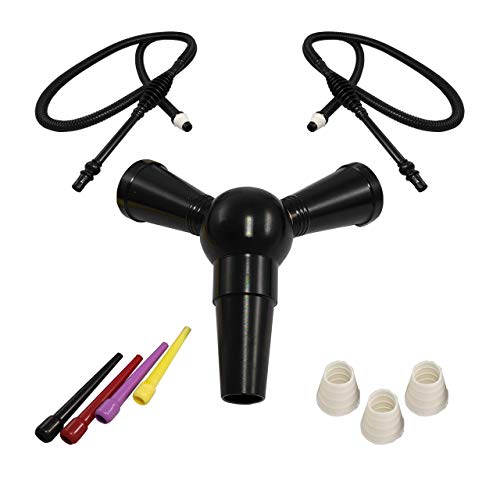 NariN Hookah Hose Adapter with 15 Pieces Hookah Accessories - 1 Hookah Hose Splitter - 2 Disposable Hookah Hoses - 3 Grommets - 10 Mouth Tips. A Shisha Hose Pack by NariN