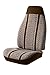 FIA TR42-22 BROWN Custom Fit Rear Seat Cover Split Seat 60/40 - Saddle Blanket, (Brown)