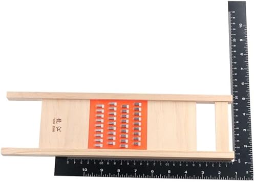 Miniatura 5 de Rebanador de verduras de acero inoxidable, rallador de alimentos de mano con mango de madera, trituradora juliana para papa, zanahoria y pepino