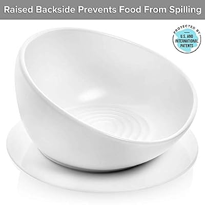 CatGuru Food Table and Ceramic Bowl Bundle