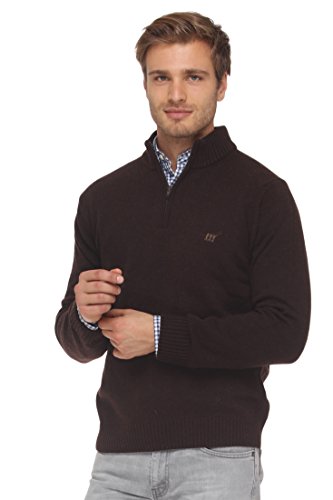 Maglione henry cotton's uomo, colore marrone