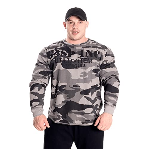 GASP Herren Thermal Gym Sweater, Tactical Camo, L