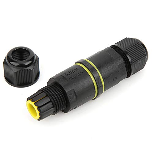 Atyhao IP68 ���O�h�� 3 �s�� �W�����N�V���� �{�b�N�X ���C�� �R�l�N�^�A�d������ђʐM�p�̑ϋv���ƐM�����A2 �̐^�J�j�b�P�����b�L�A0.5 �` 0.75mm2