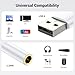 USB to Aux Cable External Stereo Sound Card.USB to Aux Adapter, Aux to USB,USB to Audio Jack Adapter,USB to 3.5mm TRRS Female Headset for PS4/PS5/Headphone/Mac/Linux/Laptop/Desktops/Docking Station