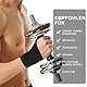 Jorun 2 Pcs Handgelenk Bandagen Schwarz Handgelenkstütze Einstellbar Bandage Handgelenk - Weich Atmungsaktiv Handgelenkschoner- für Pain Relief, Sports,Work