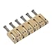Solid Brass Guitar Bridge Roller Saddles - 10.5mm Tremolo Bridge Roller Saddles Set Replacement for ST TL Tele Strat Electric Guitar