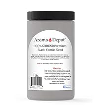 1 lb / 16oz JAR Black Seed Powder,GROUND Nigella sativa,Black Cumin, Kalonji, Non-GMO NON-Irradiated & Gluten Free, Healthy Spice.
