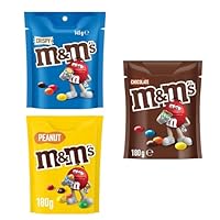 M&M'S Medium Chocolate Share Bag Bundle (Milk, Peanut & Crispy)