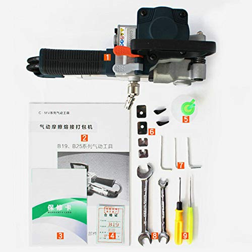 Hengwei Handheld Pneumatic Strapping Baler Machine Welding Banding Packaging Tools US