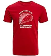 GotPrint Fitness Taco Funny T-Shirts Humorous Gym Graphic Sarcastic Tee for Women