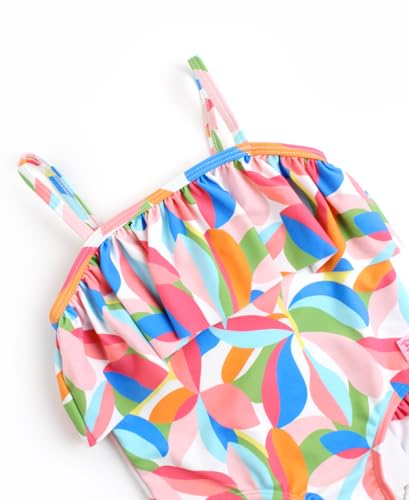 Image of RuffleButts Baby /Toddler Girls Ruffle Strap One Piece Swimsuit w /UPF 50+ Sun Protection