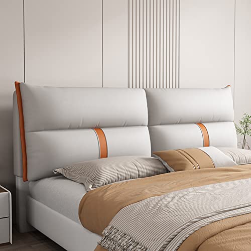 Almohada tapizada para respaldo de cabecero, cojín rectangular grande extraíble para cama, sofá cama, litera, almohadilla de apoyo lumbar