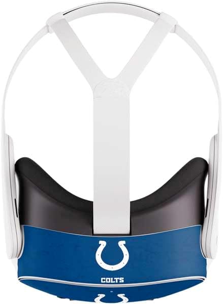Skinit Decal Gaming Skin Compatible with Meta Quest 3S - Officially Licensed NFL Indianapolis Colts Distressed Design
