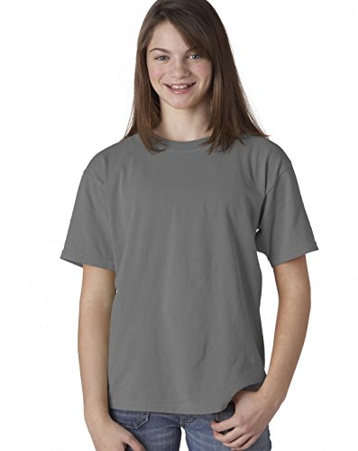 Chouinard 9018 Youth Garment-Dyed Ring-Spun Cotton Tee Grey Medium