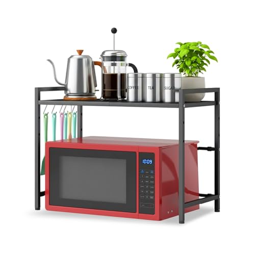 Wintem - Ripiano Salvaspazio Cucina, Scaffale a 2 Livelli Regolabile