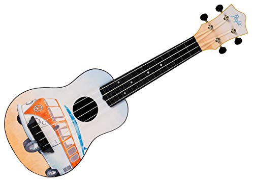 Ukelele soprano, 4 cuerdas de viaje, autobús (TUS-25