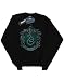 HARRY POTTER niñas Slytherin Distressed Crest Camisa De Entrenamiento 12-13 Years Negro