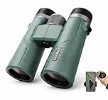 USCAMEL 10x42 HD Binoculars for Adults High Powered, BAK4 Prism Waterproof Binoculars with Phone Adapter, Tripod & Carrying Case for Bird Watching Hunting
