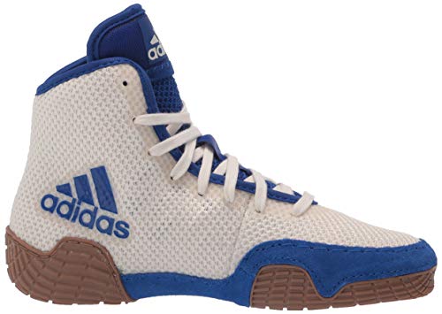 Adidas Men's Tech Fall 2.0 Wrestling Shoe, White/Royal Blue/Gum, 10 #TOP5
