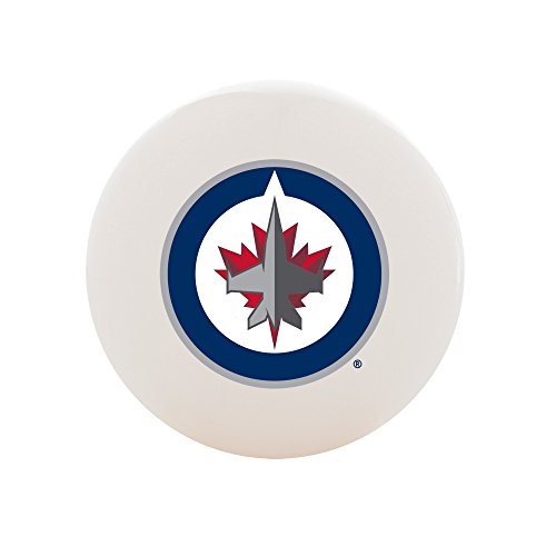 Franklin Sports Winnipeg Jets Street Hockey Ball - Bola de PVC de Alta Densidad sin Rebote con Logotipo del Equipo - Producto Oficial de la NHL