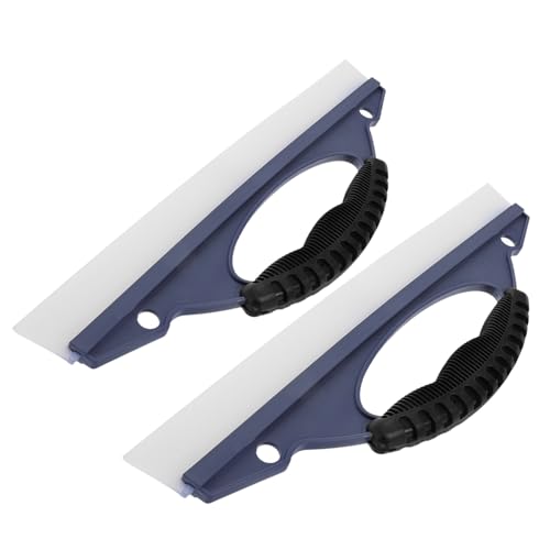 Zerodeko 2piezas Limpiador De Silicona Para Coche Herramienta De Limpieza Invernal Accesorios Para Automóviles Limpiaparabrisas Manual Para Quitar Agua De Parabrisas Limpiaparabrisas De