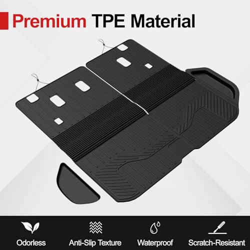 Image of Floor Mats for Honda Pilot 2016-2022 8 Seat (No Elite Models)