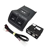 Para Golf 7 Para MK7 2013 2014 2015 2016 2017 2019 82V 5GG864298B Marco Ventilación Salida Aire Trasera Reposabrazos Central Con USB Salida Aire Acondicionado Coche