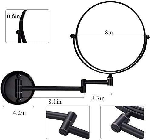 Miroir mural grossissant 10x pour éviter les défauts de maquillage - 3