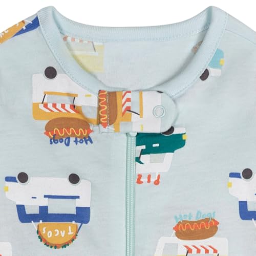 Image of ONESIES Brand Baby Boys Sleepers 4-Pack Footies and Toddler Set