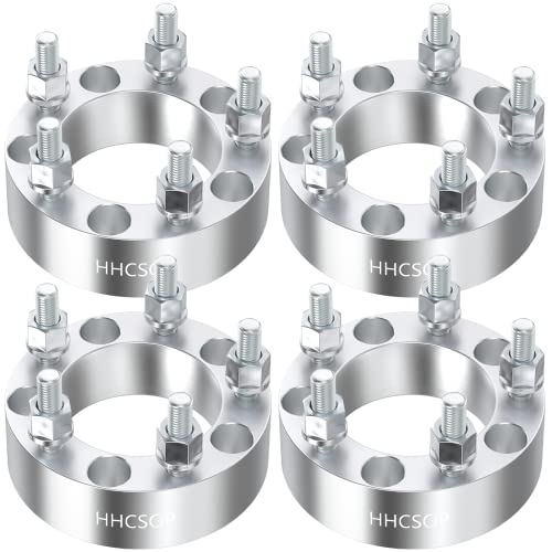5x4.5 Wheel Spacers 1.5" (38mm) 5 Lug Hub Bore 82.5mm with 1/2"x20 Studs for Ford Mustang Ranger Explorer Edge Crown Victoria | JEEP Wrangler Liberty Cherokee Comanche, 4PCS 5x114.3mm Wheel Adapters