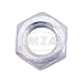 Produktbild Mutter - Sechskantmutter M12 x 1,25-04-A4K (DIN 936) - Feingewinde
