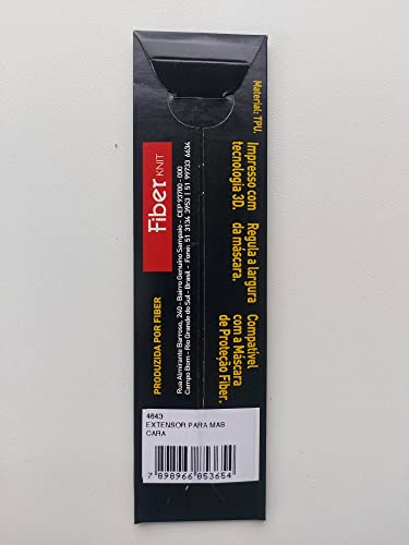 Extensor Para Máscara, Fiber Knit, Branco, Único