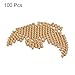 uxcell 100pcs Precision Solid Brass Bearing Balls 4mm Industrial Brass Ball Spheres for Machinery, Automotive, and DIY