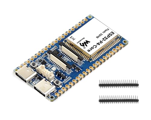 Placa ESP32-P4 para programar sin bloqueos con puertos dedicados UART y ADC