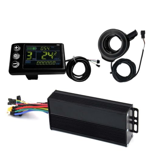 Wuden Three Mode Ebike Sine Wave Controller 40A 36V/48V/52V with S866 LCD Color Display SM Connector 2000W Motor