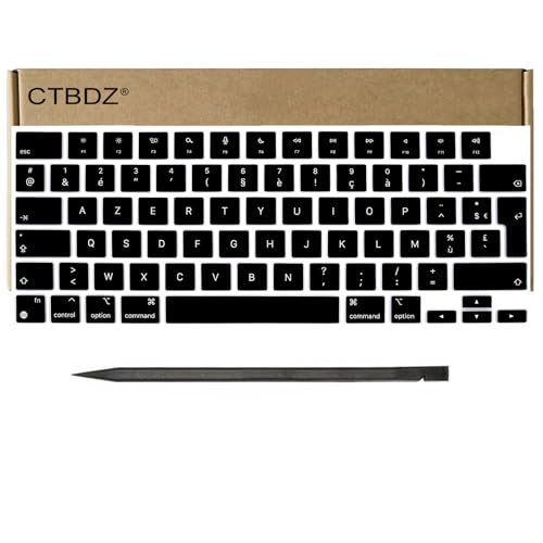 Touches de rechange cassées MacBook Pro A2779 A2442 clavier français noir