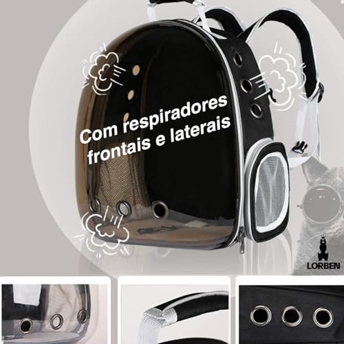 Mochila Astronauta Bolsa Pet Visão Panorâmica Cachorro Gato GT6065