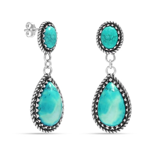 LeCalla 925 Sterling Silver Drop Dangle Earrings for Women |
