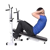 banco baoshang ✔ 【cómodo banco dumbbell】: El asiento acolchado de espesor y respaldo proporcionan el máximo confort, y la tapa de pie de plástico protege la estructura metálica de la planta dañar y ayuda a mantener la tabla en su lugar.