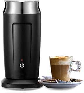 Milk Frother Electric, Automatic Milk Steamer with Magnetic Rotor and Strix Temperature Control, 4 in 1 Multifunctional Milk Foam Maker for Capuccino Chocolate Latte