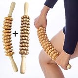 Mikako 2 pcs kit Wood Therapy Massage Roller Tool, maderoterapia Colombiana,Lymphatic...