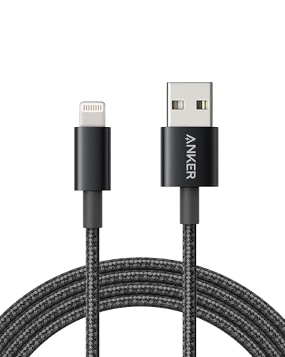 Anker iPhone Charger Cable 6 ft/1.8m 331 Cable Premium Nylon USB-A to Lightning Cable for iPhone 14 Plus 14 14 Pro Max 13 13 Pro