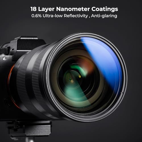 K&F CONCEPT 37mm Variable ND2- ND32 Filter, 5-stop Adjustable ND Waterproof Optical Glass(Nano-K Series) - Image 4