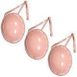 Healvian 3 Stück Aufblasbare Künstliche Schwangerschaftsbäuche aus PVC mit Gurt Weihnachtsmann Bierbauch Cosplay Requisite für Kostüm Party Halloween und Weihnachtsfest