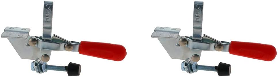 Utoolmart Toggle Clamp JY-101-E Vertical Quick Release Clamp Hand Tool 180Kg 397lbs Capacity 2 Pcs