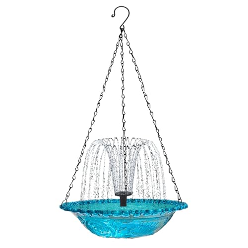 Hummingbird Bath Fountain,2025 Outdoor Garden Hanging Hummingbird Feeders Bir， Hummingbird Fountain Bird Bath Solar