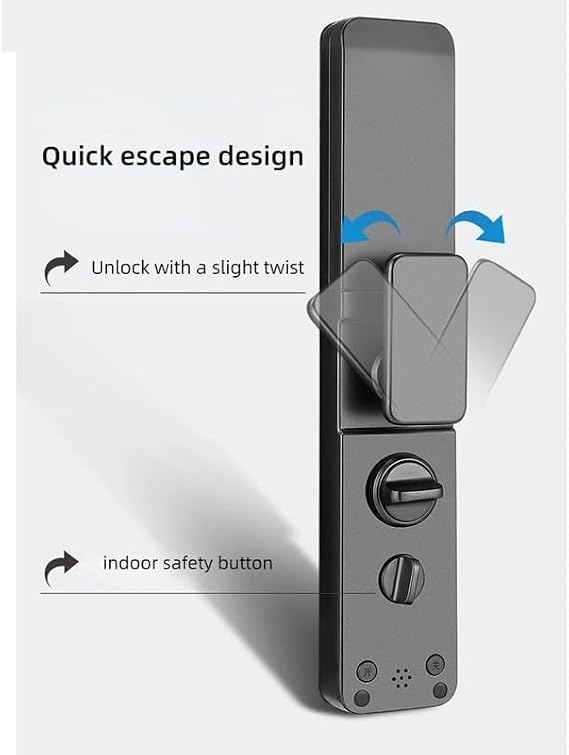 Automatic Smart Fingerprint Door Lock Digital Password Electronic Locks APP Remote Control Unlock