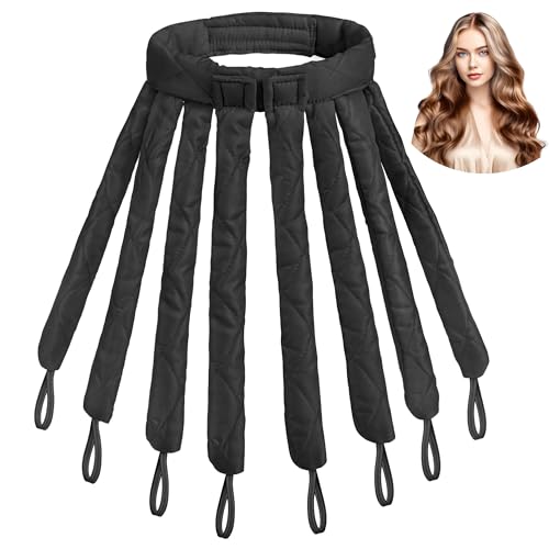 Heatless Hair Curler Headband for Long Hair Eight Claw Design Heatless Curls Overnight with...